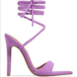 Lavender Strappy Heels size US10 BRAND NEW NEVER WORN